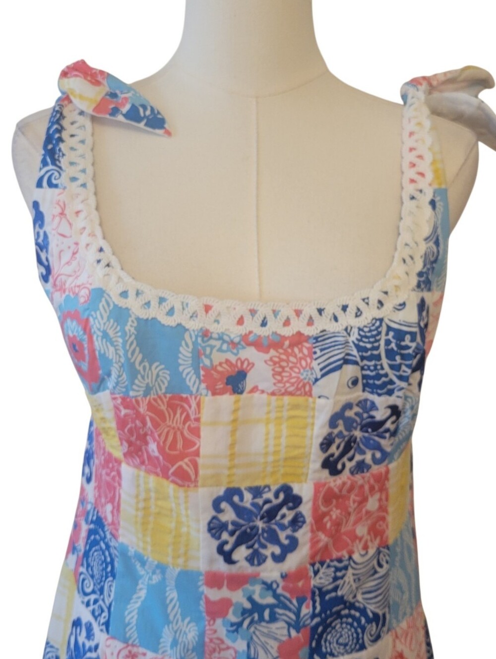 NWT Lilly Pulitzer Blayne Sewn Patch Shift Dress Size 8 - Picture 2 of 6